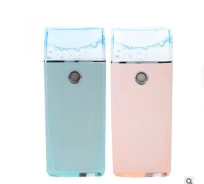 Two gradient phone cases, one blue and green, the other pink and green, on a white background.
