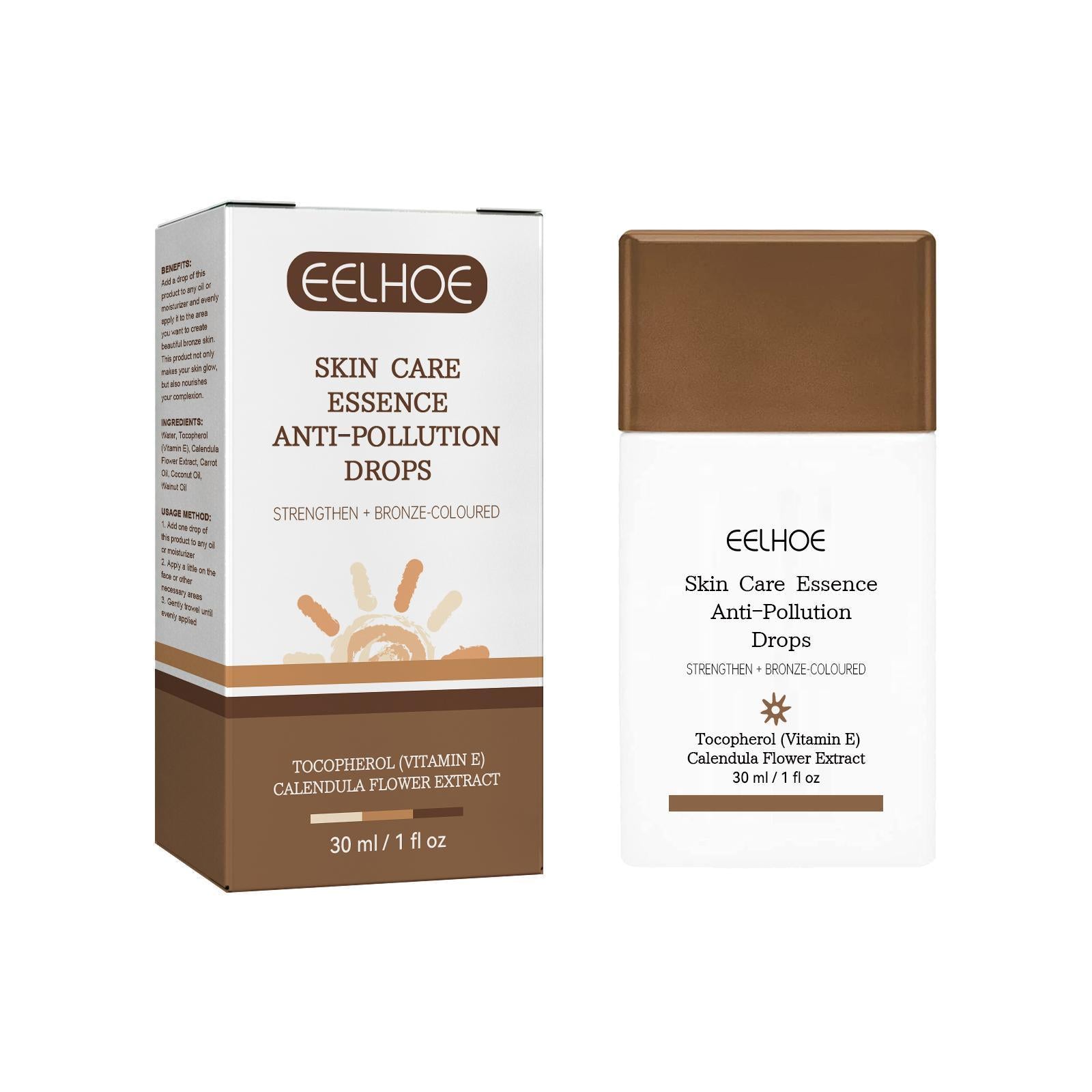 Eelhoe skin care essence bottle and packaging on a white background