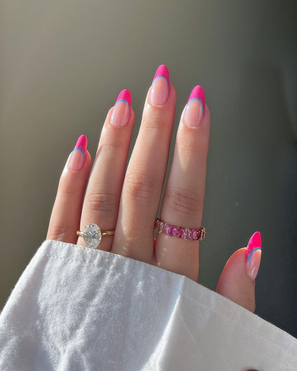 Advanced Almond French Finished Manicure
