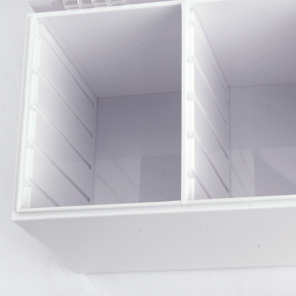 White cube on a white background