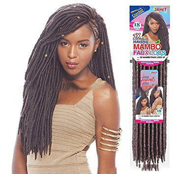 Woman with styled hair and a box of hair extensions on a white background