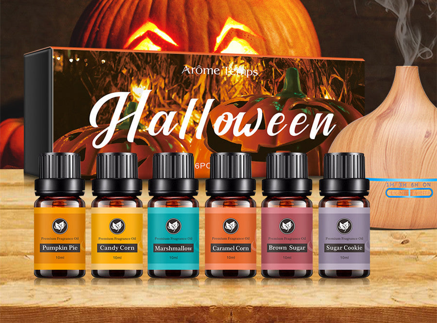 16-Theme Flameless Essential Oil Set – Soothing Scents