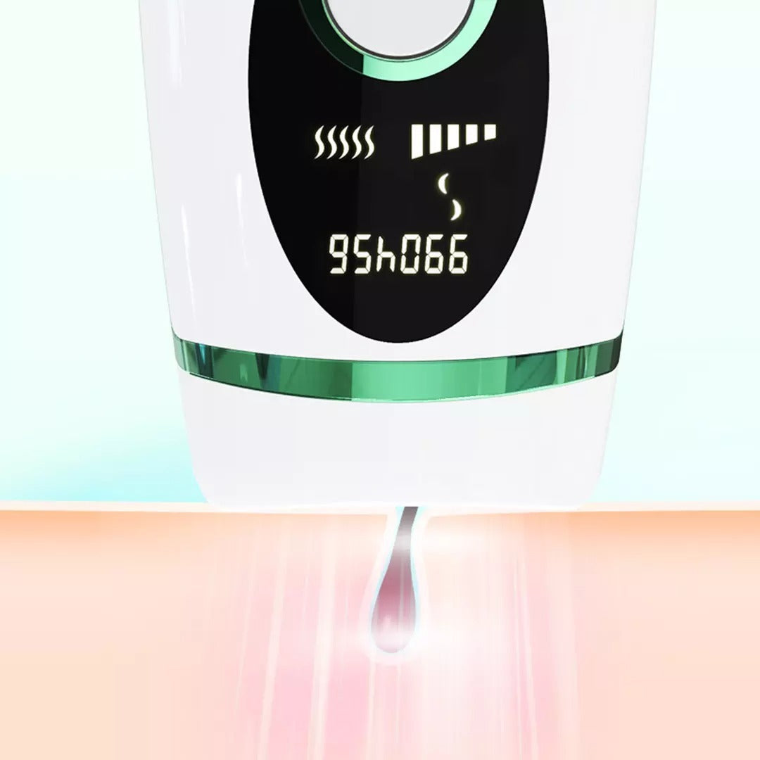 Digital device with a digital display on a gradient background