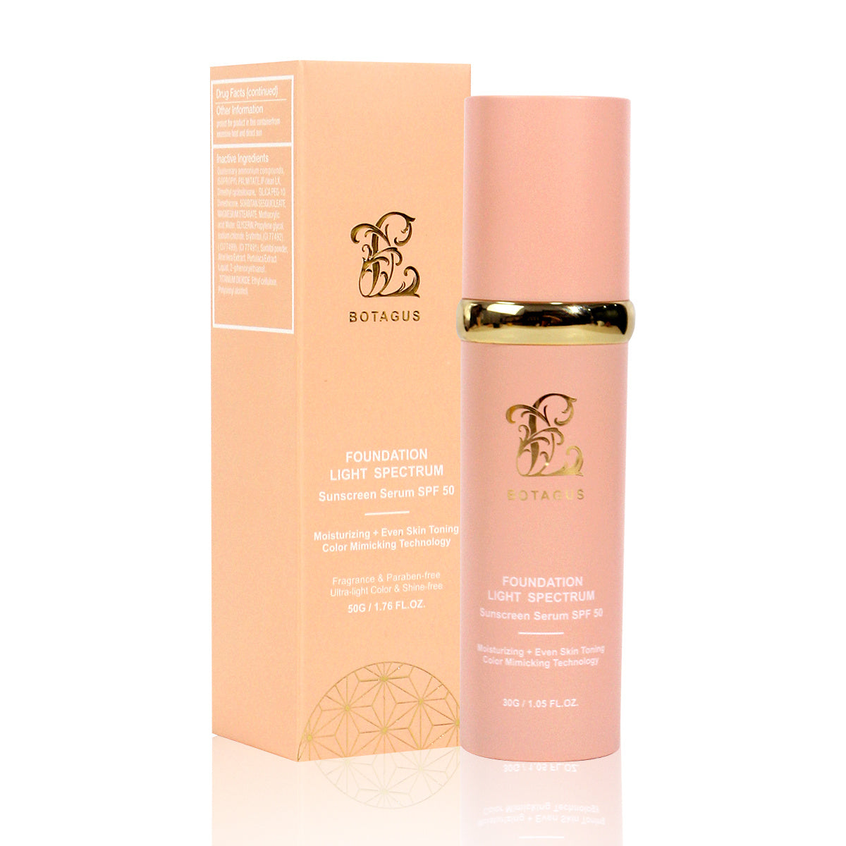 Sotagus skincare product with packaging on a white background