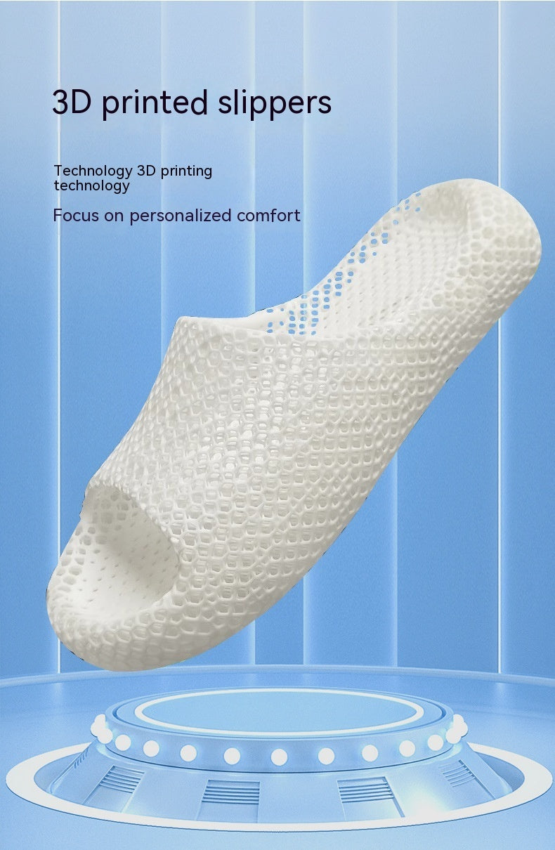 3D Printing Hollow‑Out Sports Slippers — Unisex