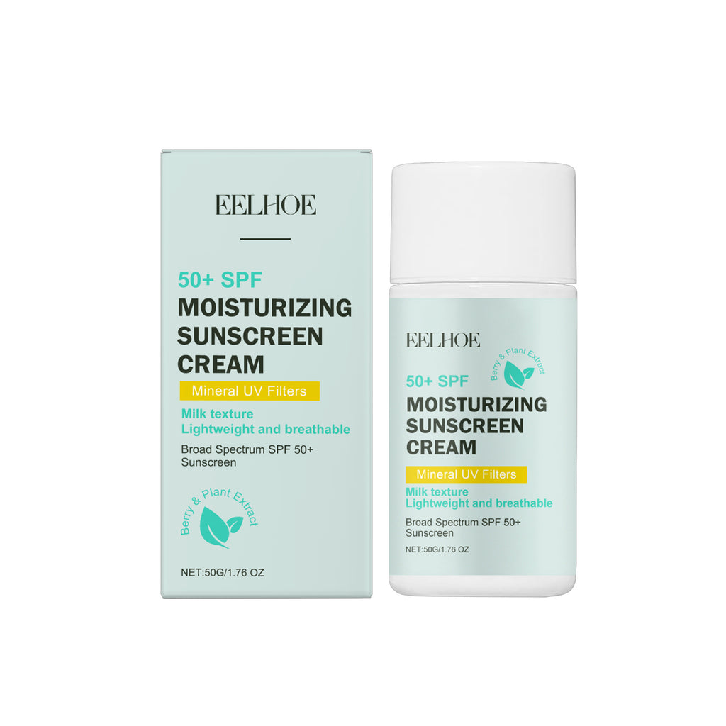 Eelhoe moisturizing sunscreen cream packaging on a white background
