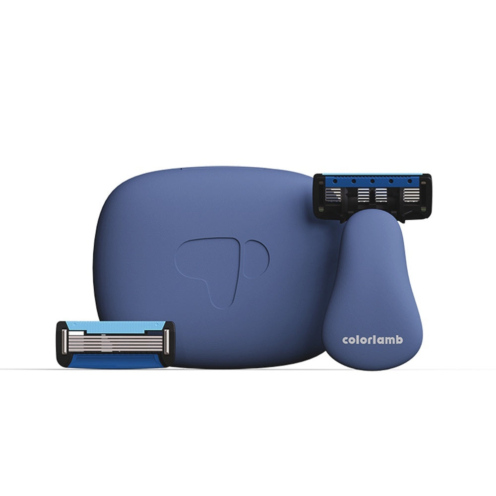 Blue colorimeter with a black handle on a white background, featuring the brand 'colorlamb'.