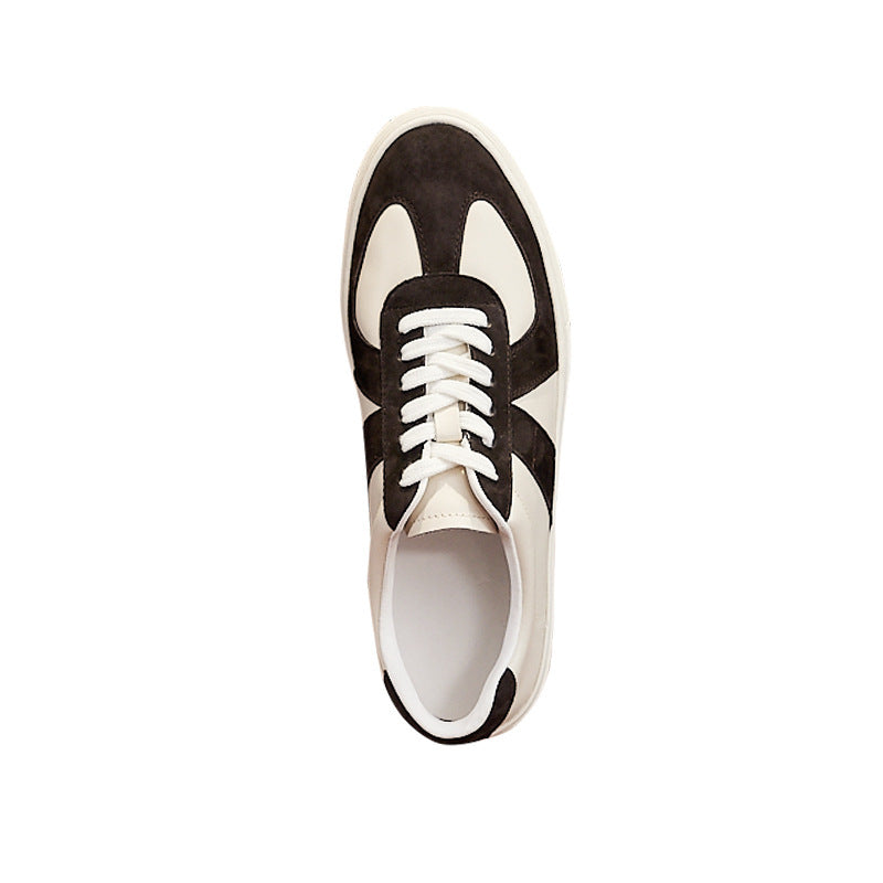 Black and white sneaker on a white background