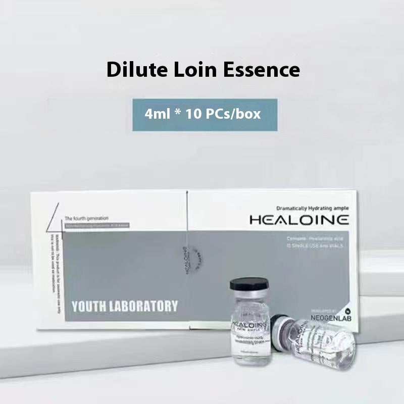 HEALOINE product packaging with vials on a light gray background