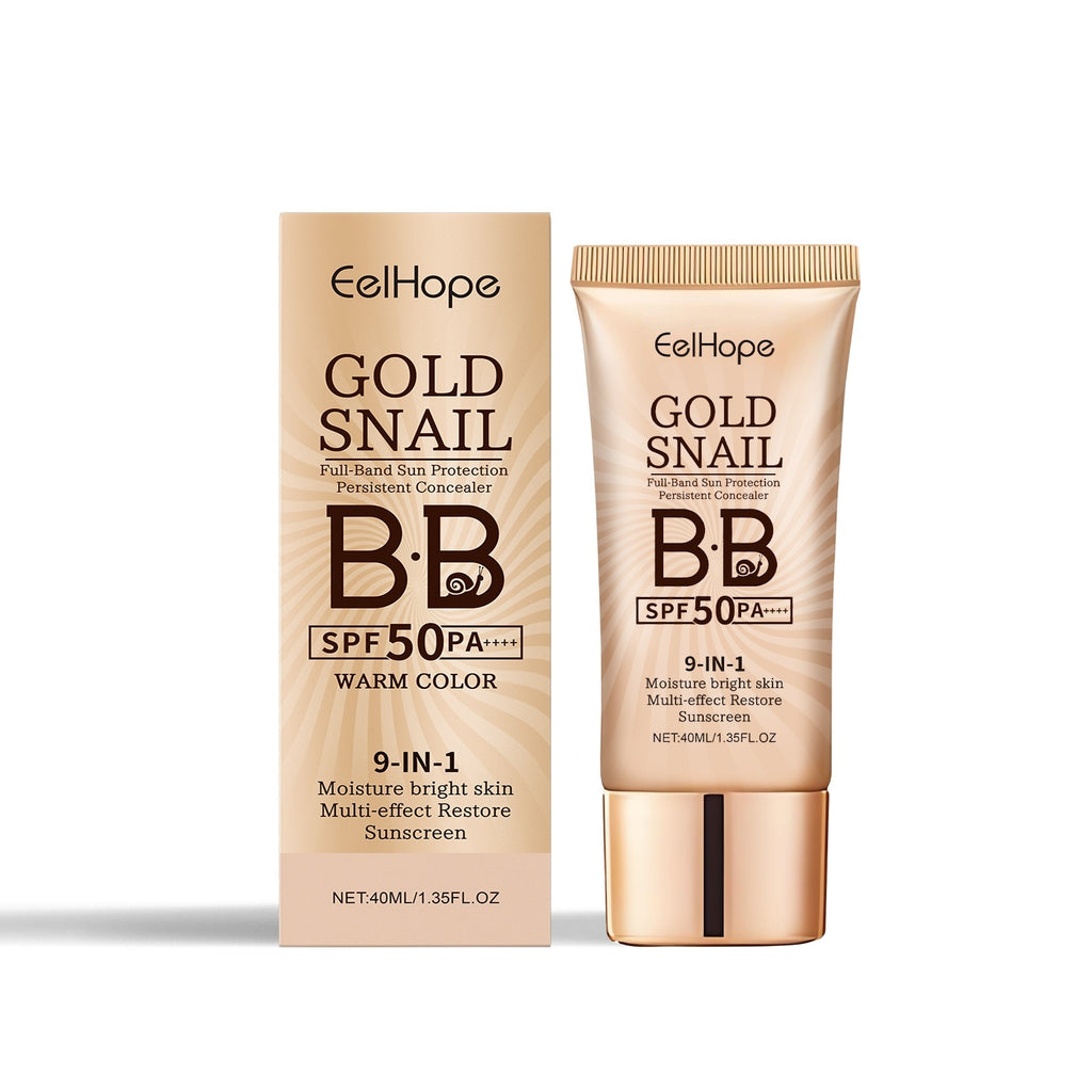 EelHope Gold Snail BB cream and packaging on a white background