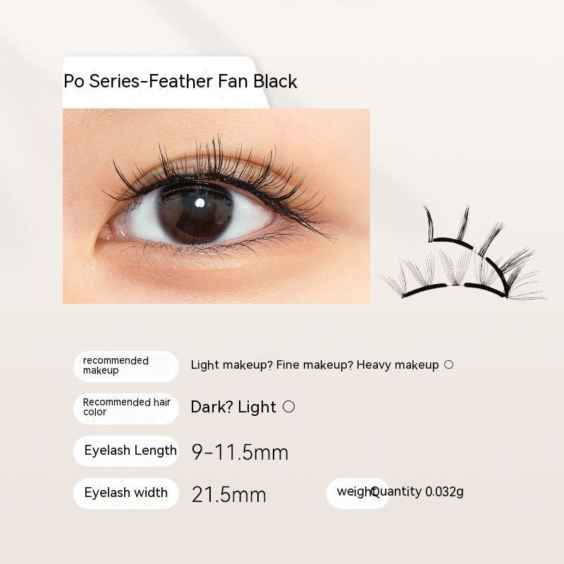 Soft Magnetic False Eyelashes – Zero Glue, Long Curl