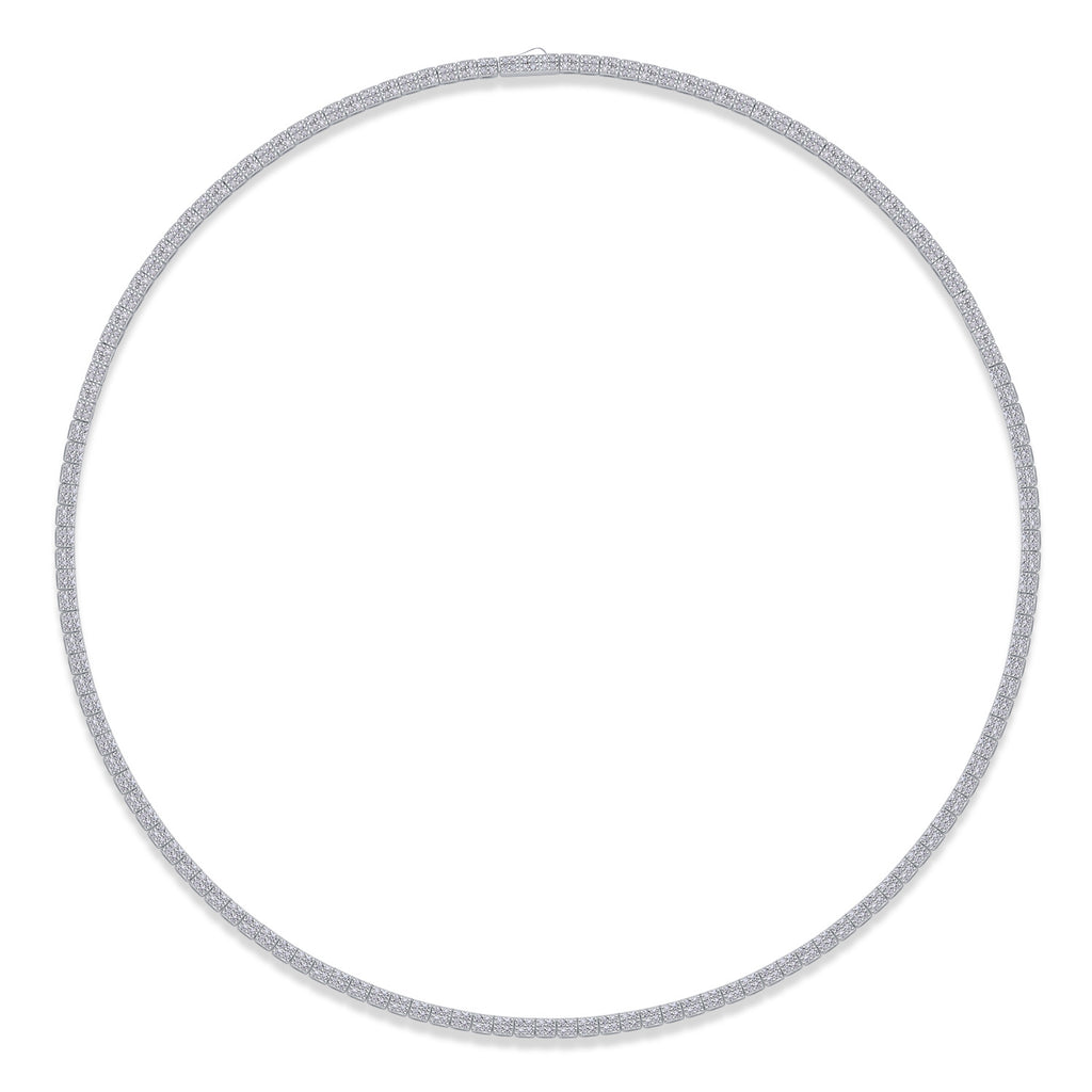 Silver ring on a white background