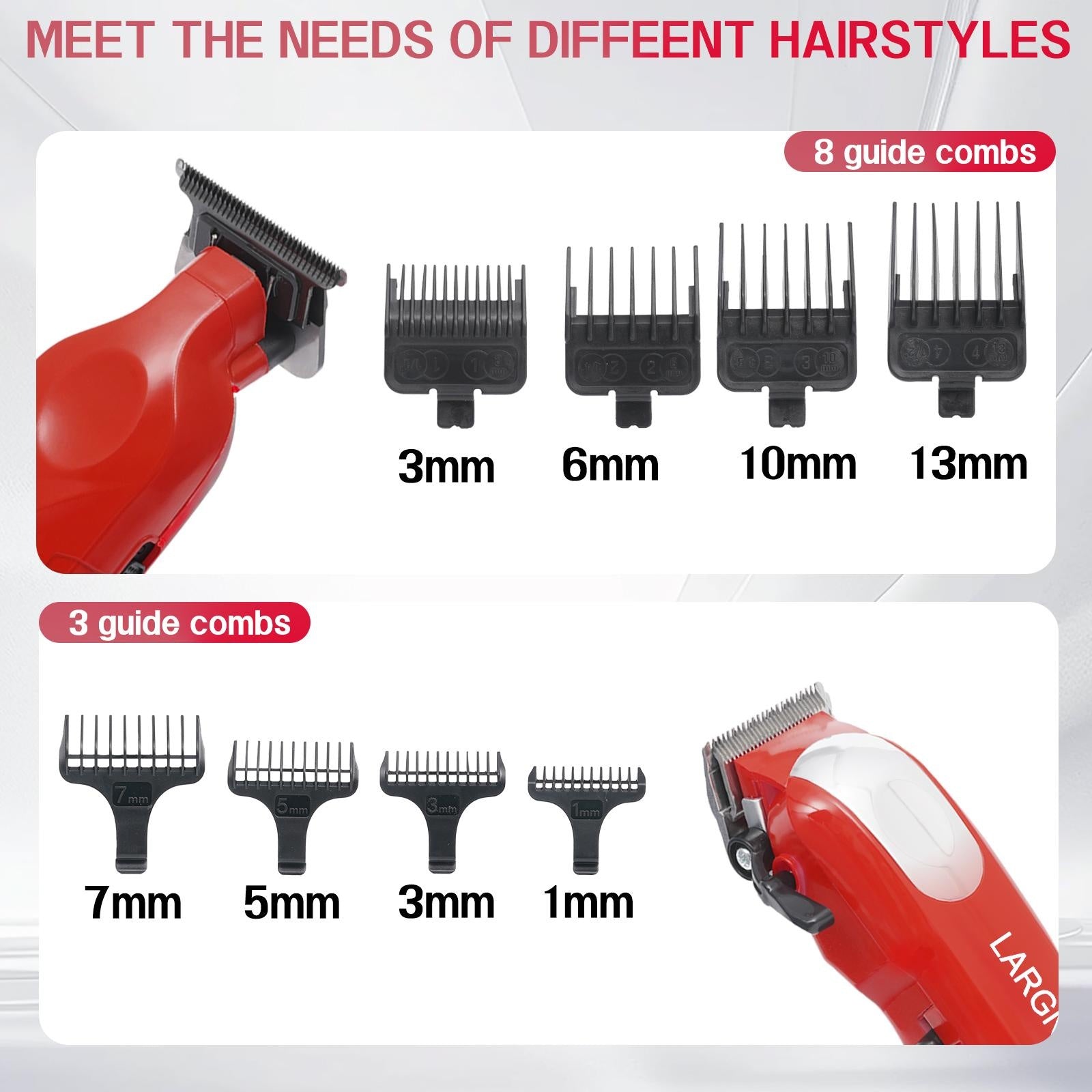 LARGNER 4-Piece Men’s Hair Clipper & Grooming Set USB