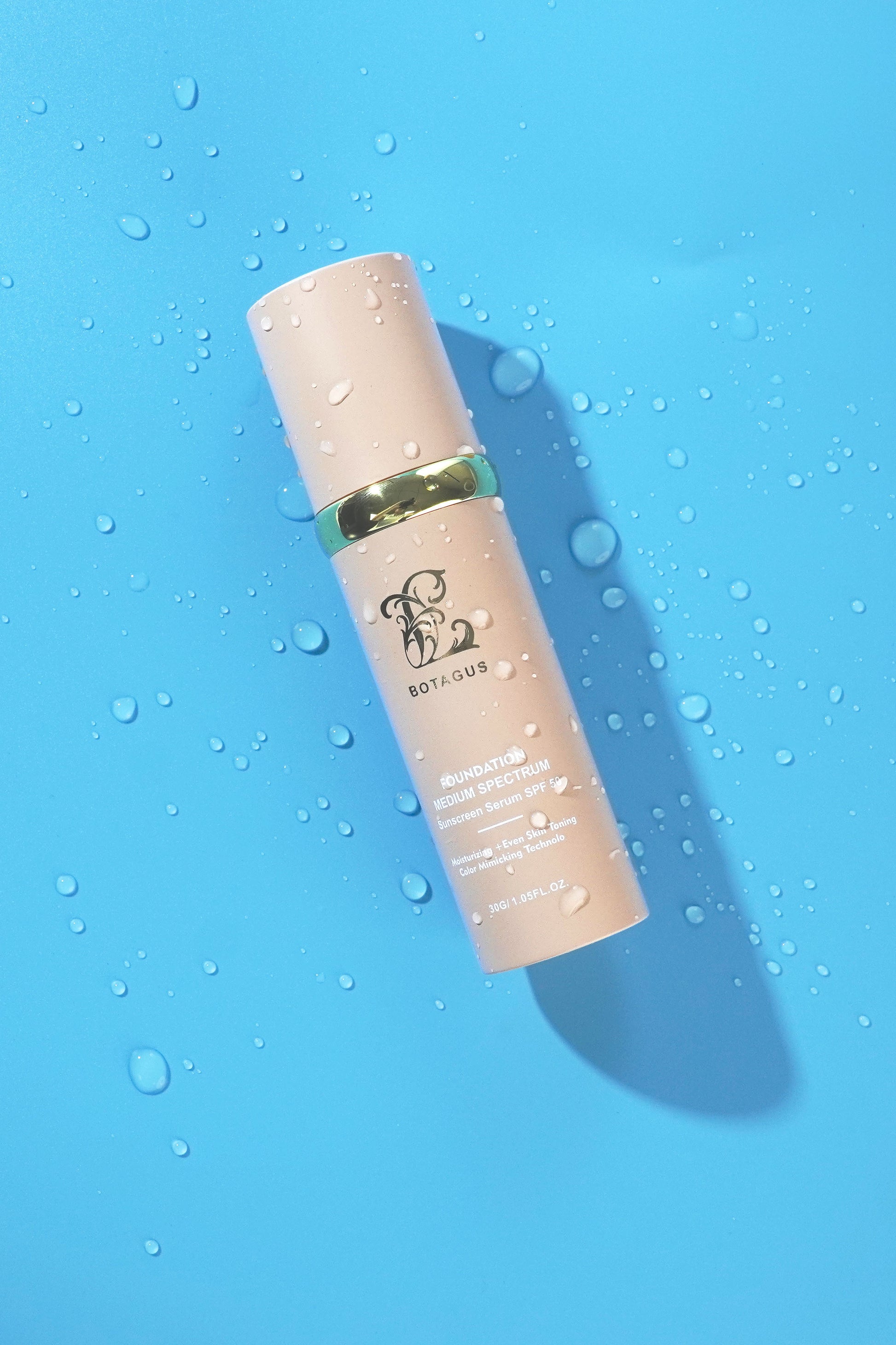 BOTAGUS 4-in-1 Foundation SPF50, Waterproof Medium Tone