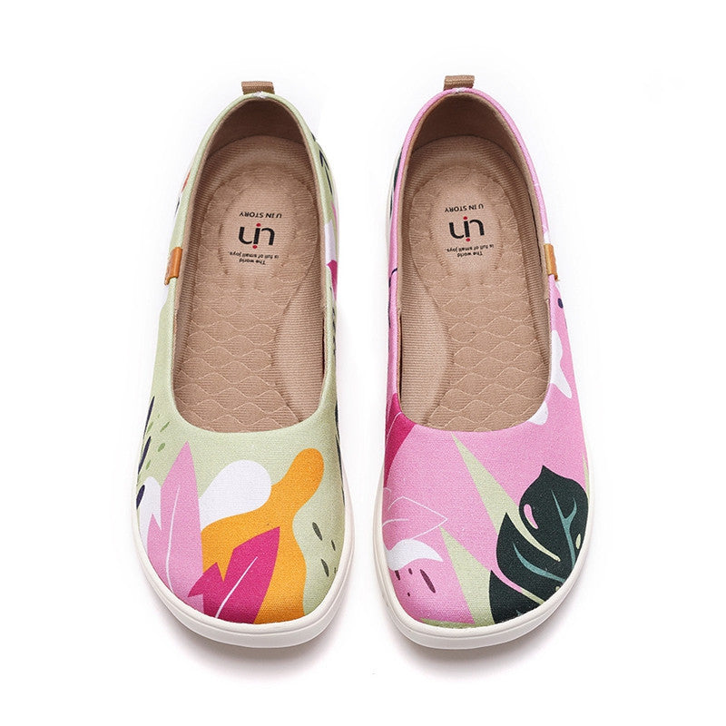 Women’s Casual Canvas Lazy Shoes – Colorful & Comfy