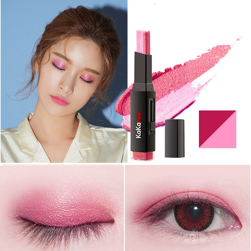 Waterproof 2-Color Eyeshadow Stick – Pearl 3D Gradient