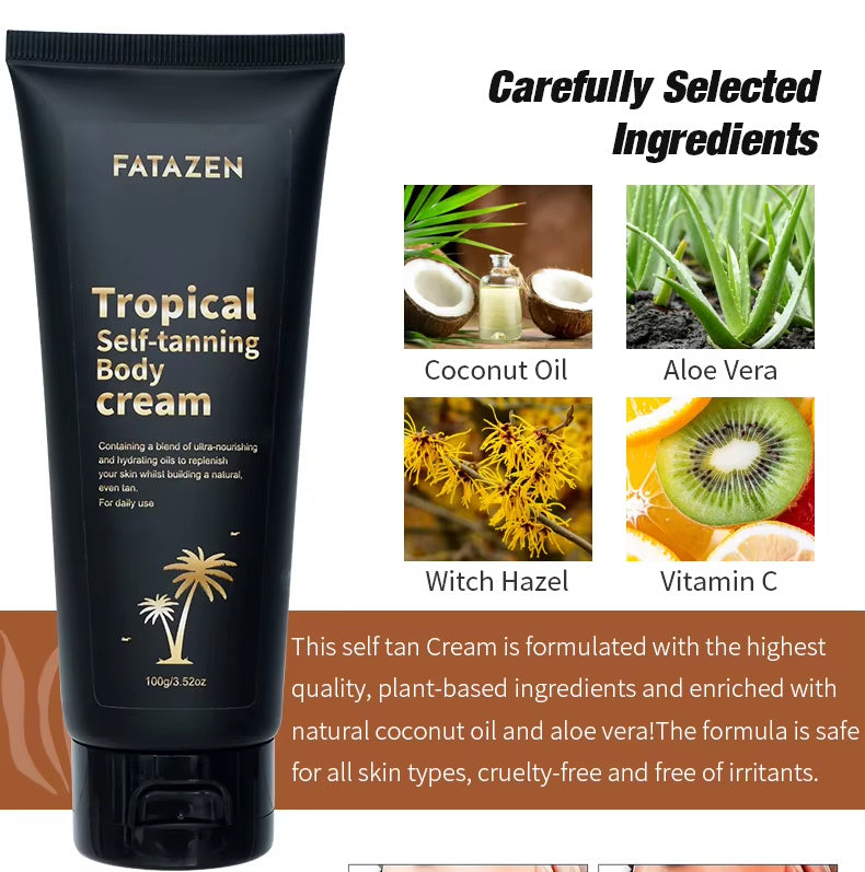 Instant Dark Tanning Lotion Butter, Moisturize & Protect 150ml