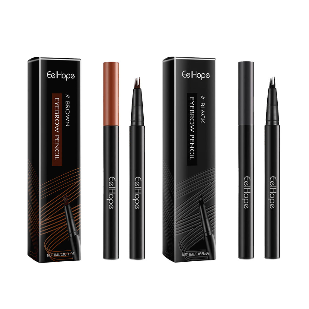CellHope eyebrow pencils and their packaging on a white background
