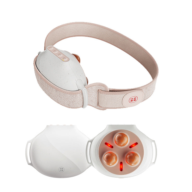 Neck massager with attachments on a white background