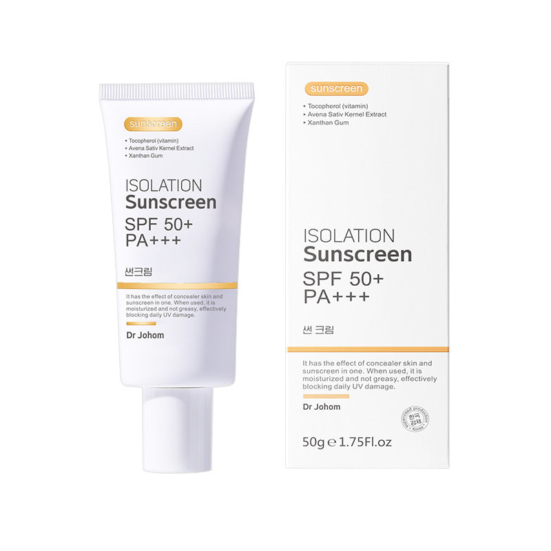 Dr. Jahnom Isolation Sunscreen SPF 50+ PA+++ on a white background
