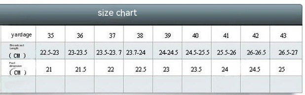 Size chart for clothing measurements with yardage and circumference details.