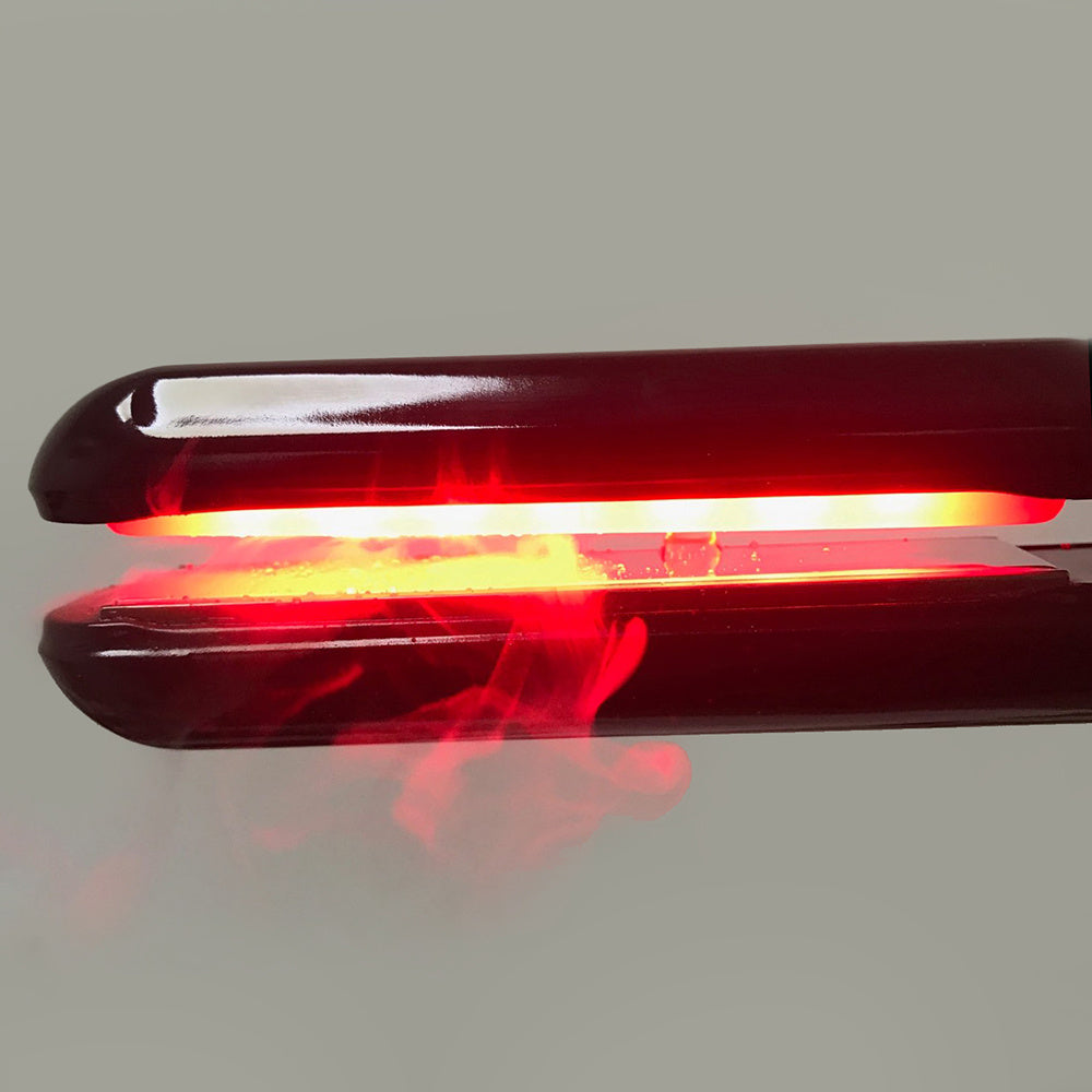 Red light emitting device on a gray background