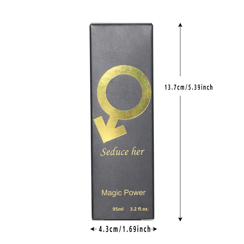 Black box with gold letter 'Q' and text on a white background