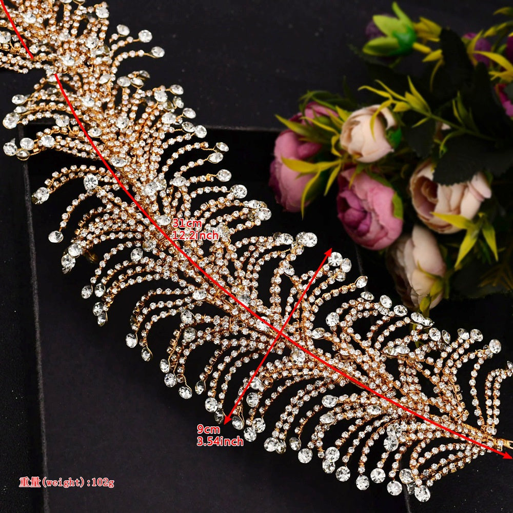 Decorative ribbon with gold and silver embellishments on a black background