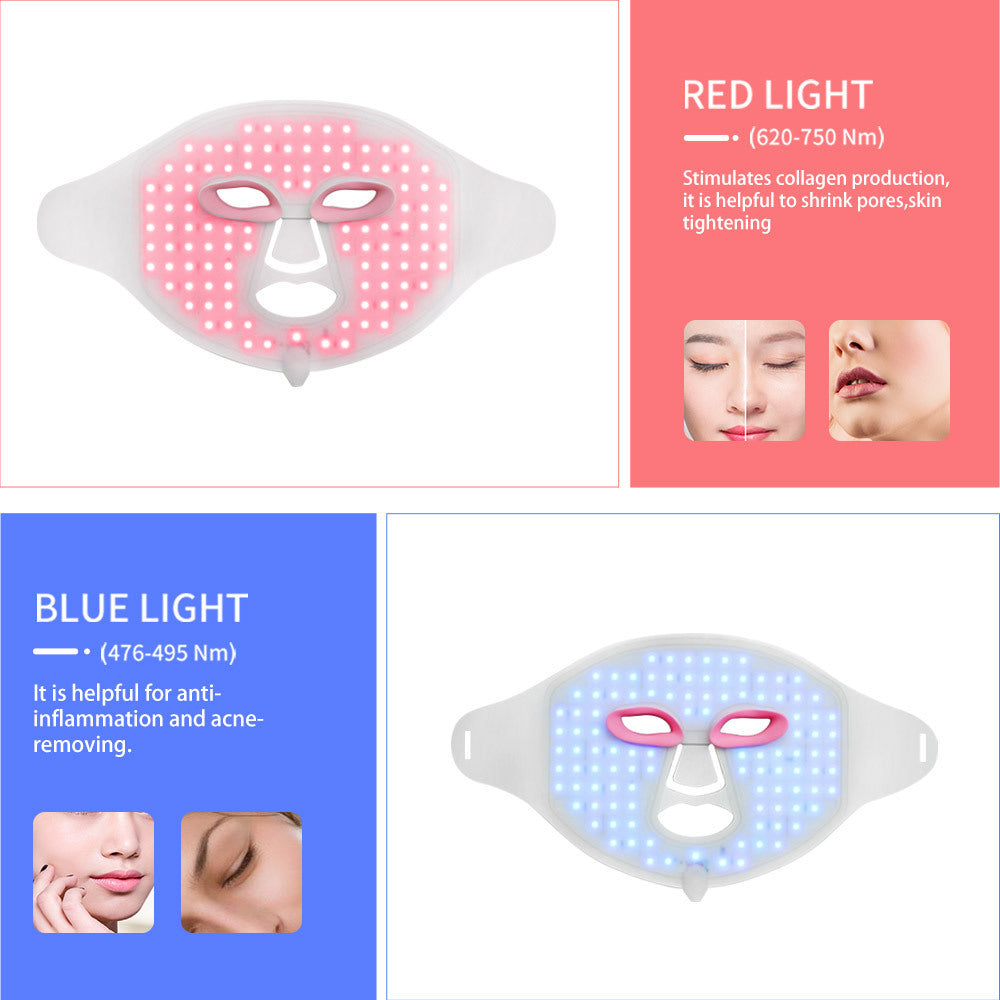 LED Photon Silica Gel Mask – Multi-Mode Skin Therapy