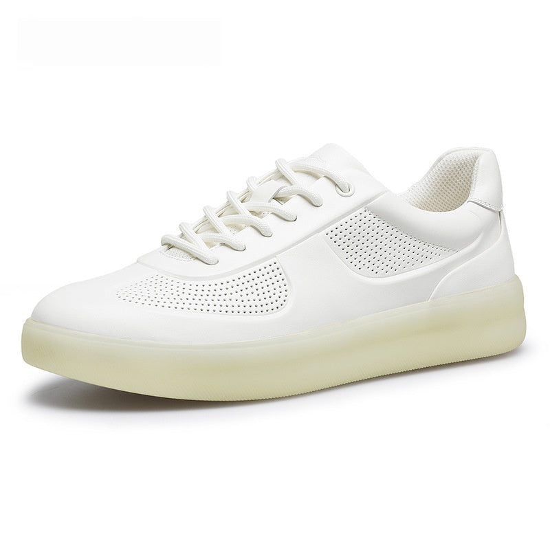 White sneaker on a white background