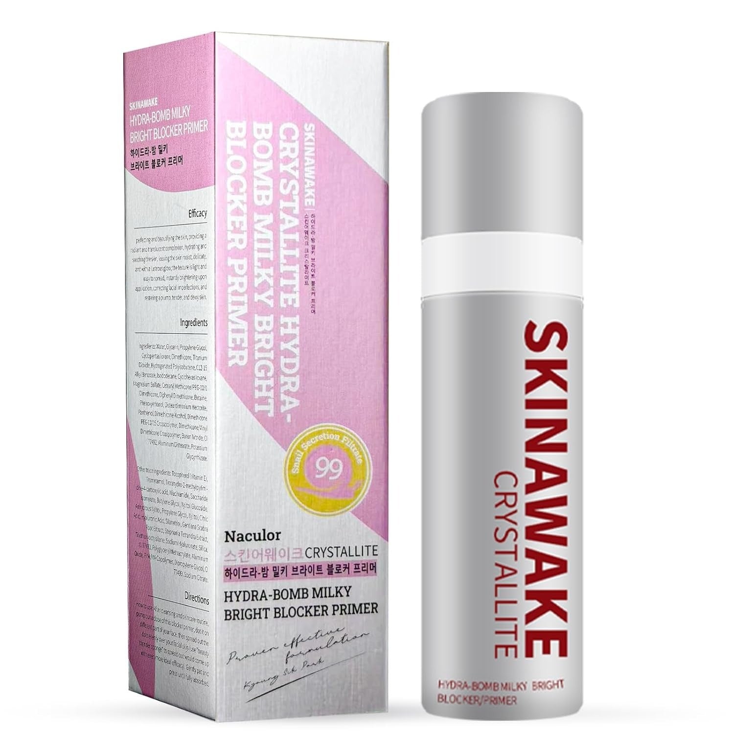 SKINAWAKE Crystallite skincare product and packaging on a white background
