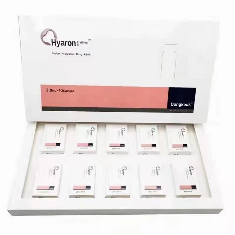 Box of Hyaron sodium pentatholate with Dongkook branding on a white background